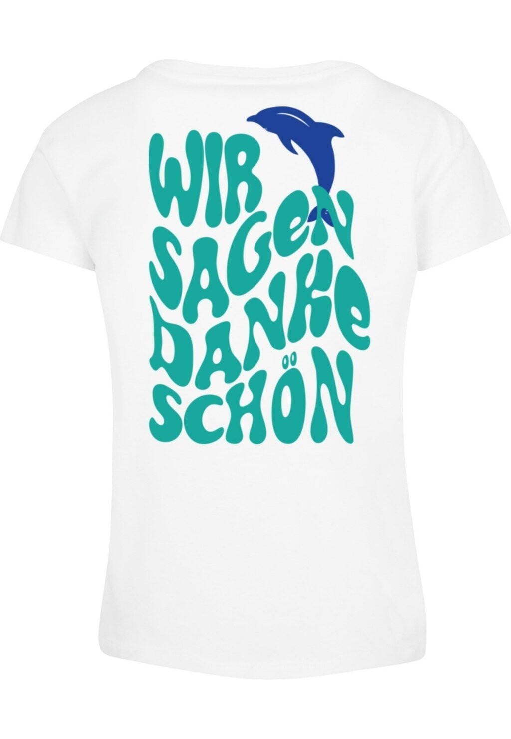 

Футболка с принтом DIE FLIPPERS WIR SAGEN DANKE SCHÖN Merchcode, белый
