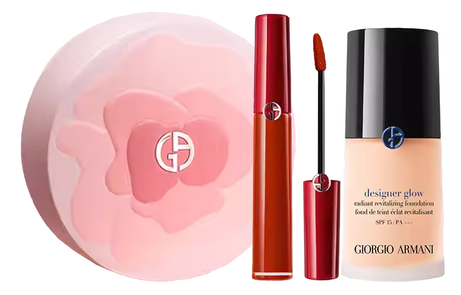 GIORGIO ARMANI Набор косметики 520 Limited Red Tube Master Box для естественного осветления и коррекции тона кожи — фото 3