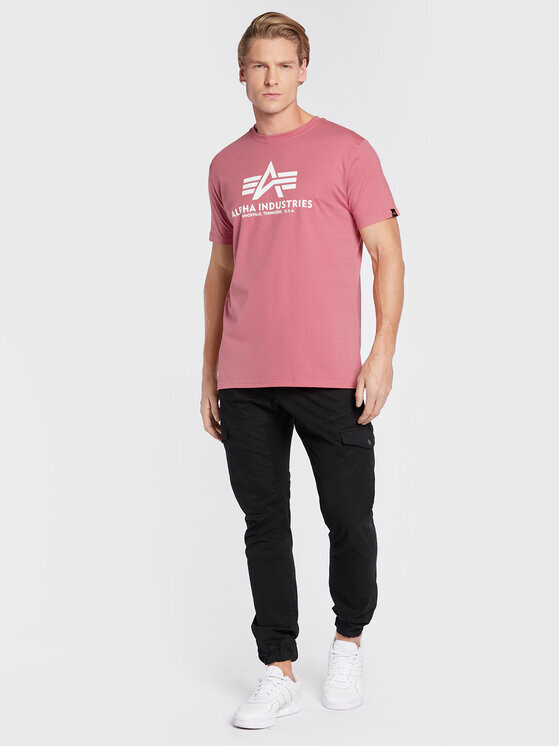 

Футболка стандартного кроя Alpha Industries, розовый
