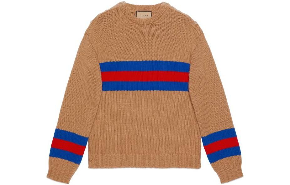 

Свитер мужской Gucci Striped, бежевый