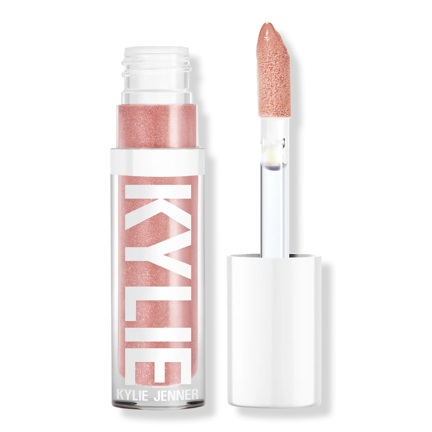 

Увеличивающий блеск для губ KYLIE COSMETICS, 617 Curve Him (rose gold with golden shimmer)
