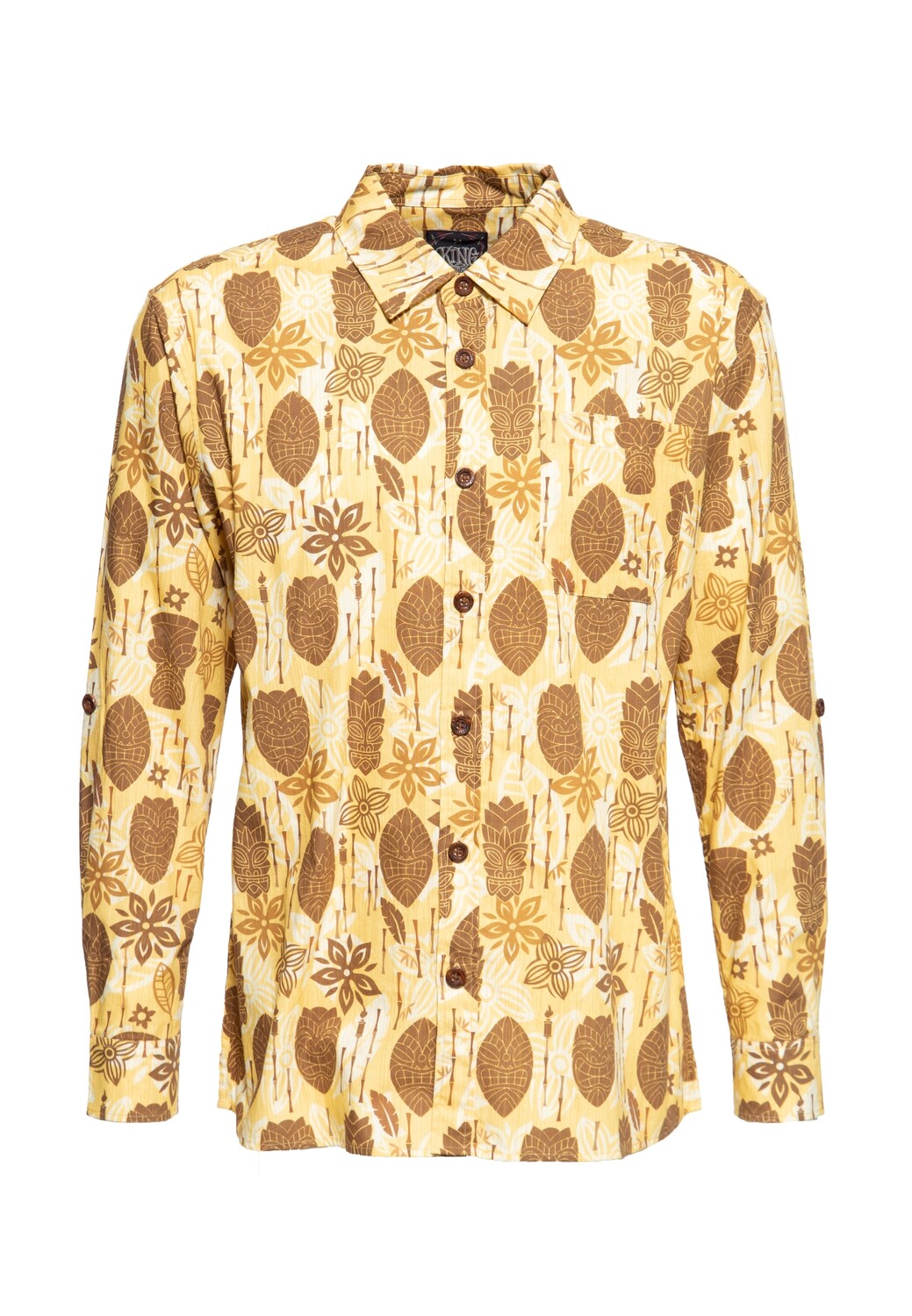 

Рубашка King Kerosin King Kerosin Allover Printed Tahiti, разноцветный