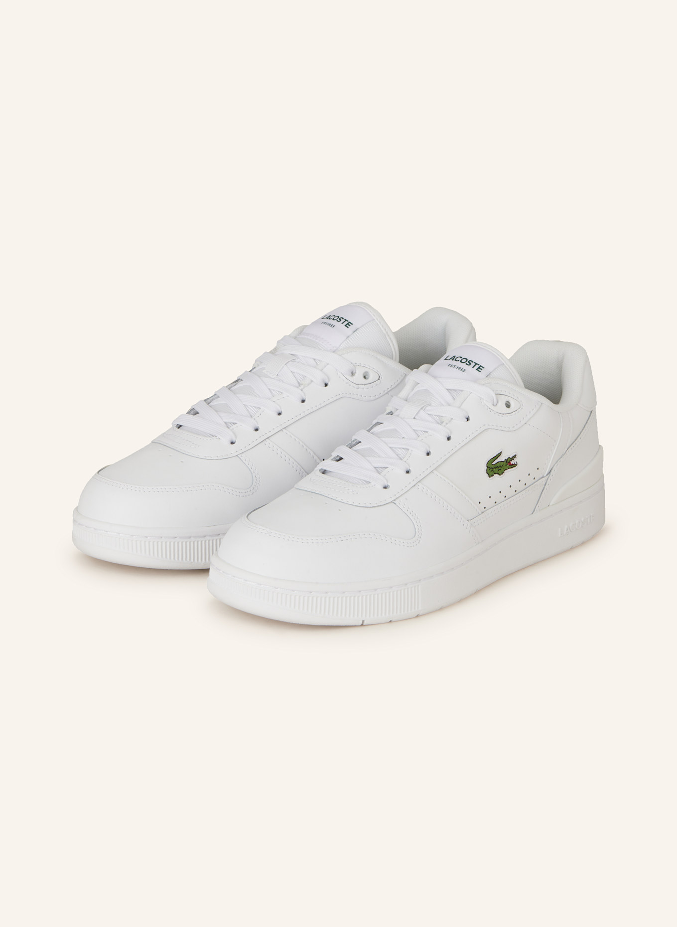 

Кроссовки с Т-образным креплением Lacoste, белый