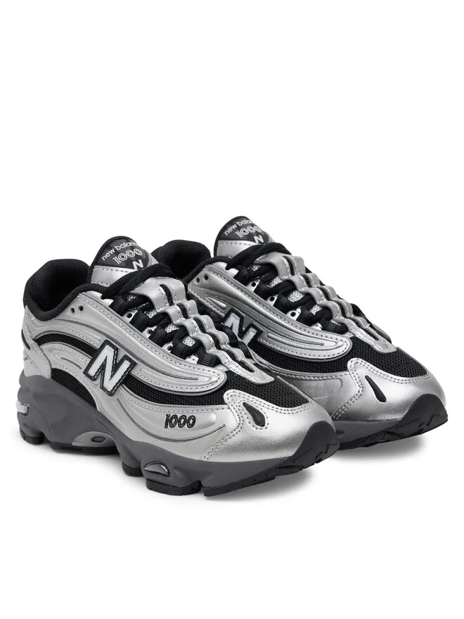 New Balance Кроссовки M1000EGR серебристого цвета — фото 2
