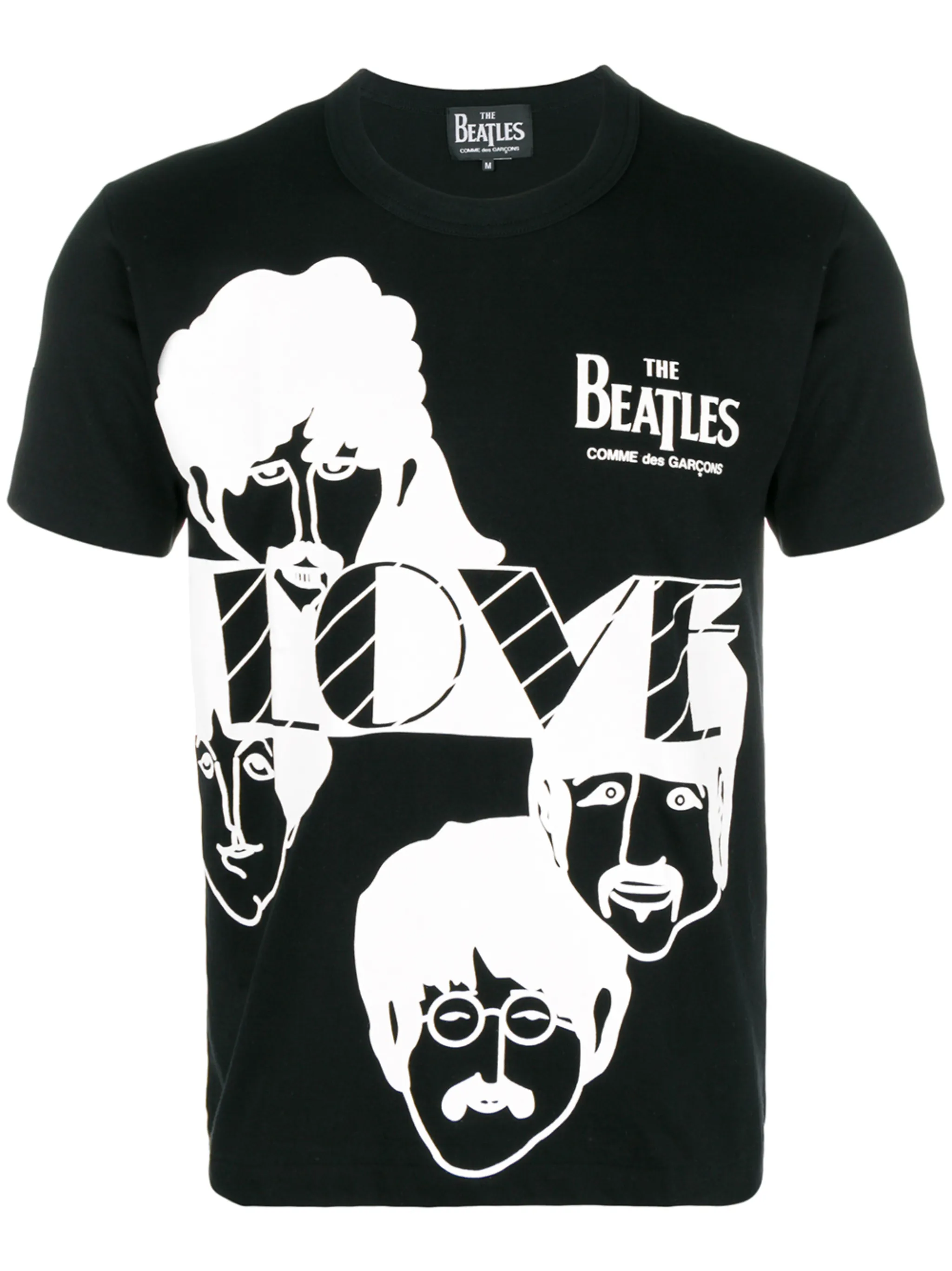 

Футболка The Beatles The Beatles X Comme Des Garçons, черный