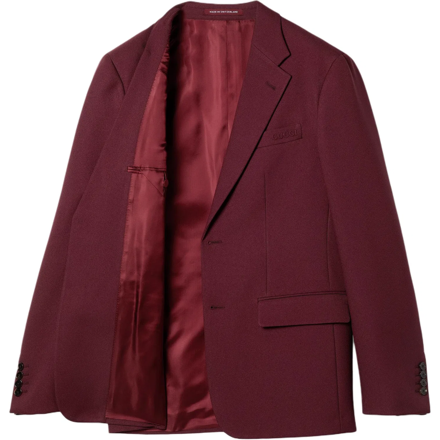 Куртка мужская GUCCI SS25 Burgundy, Цвет Burgundy — фото 3