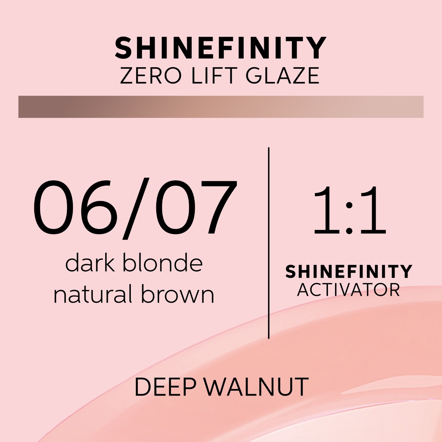 Краска для волос shinefinity zero lift gaze demi-permanente gel-cremetönung Wella Professionals, 06/07 natural deep walnut, объем 60 мл — фото 3