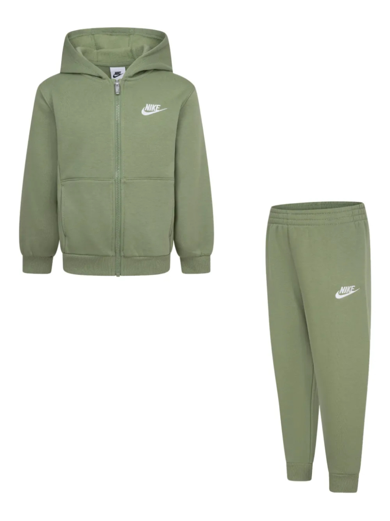 

Детский спортивный костюм с вышитым логотипом Nike Nike Kids, зеленый
