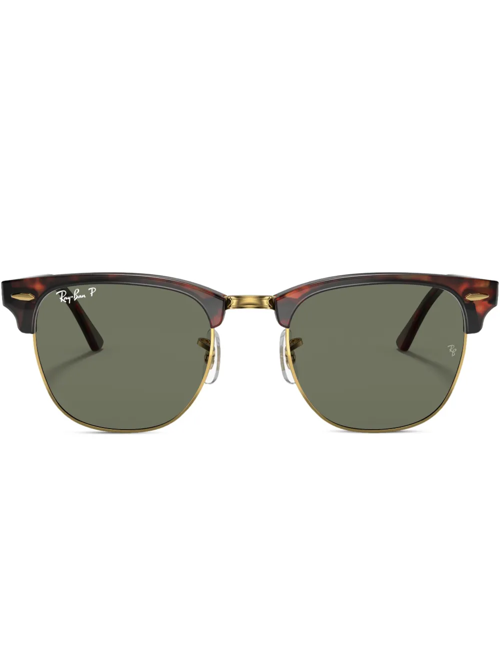 

Солнцезащитные очки Clubmaster в квадратной оправе Ray-Ban, коричневый