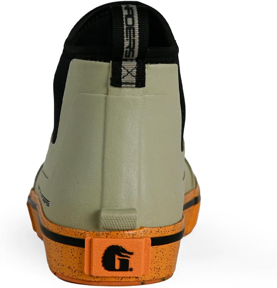 Мужские болотные сапоги Gator Waders - прочные водонепроницаемые ботинки до щиколотки с неопрена, устойчивые к скольжению, для кемпинга, рыбалки и походов, Gravel — фото 4