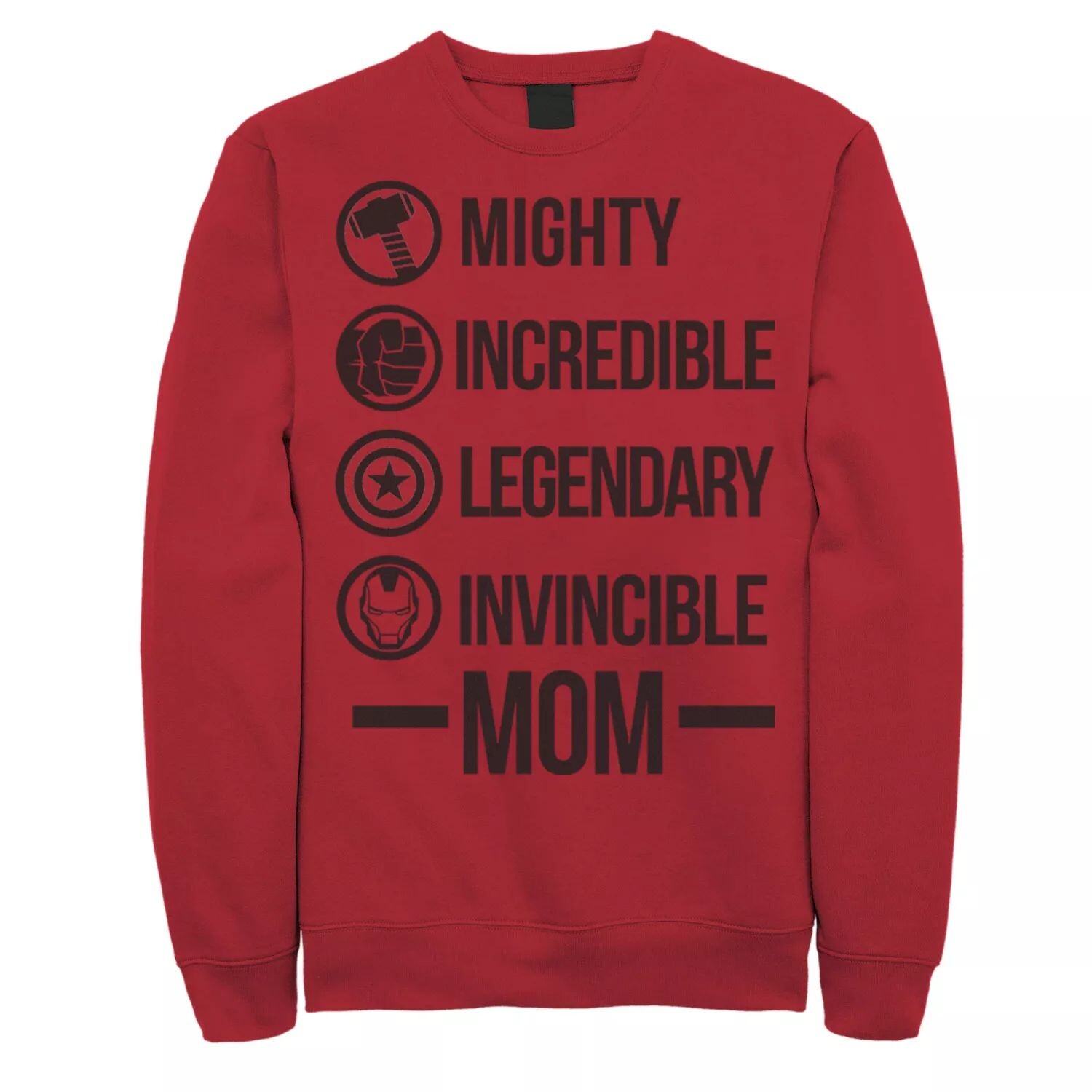 

Мужской свитшот Marvel Mother's Day Hero Strength Licensed Character