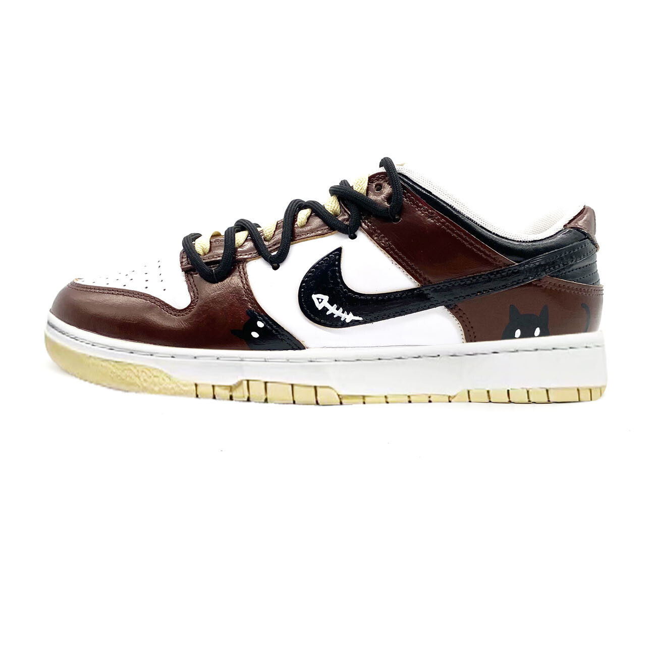 

Кроссовки Nike Dunk Skateboarding Shoes Men Low-top Red, цвет Off White