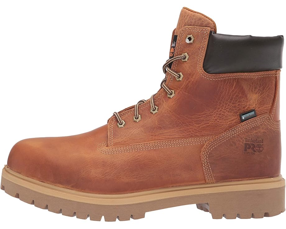 Мужские ботинки Timberland PRO Direct Attach из водонепроницаемой кожи, коричневый — фото 4