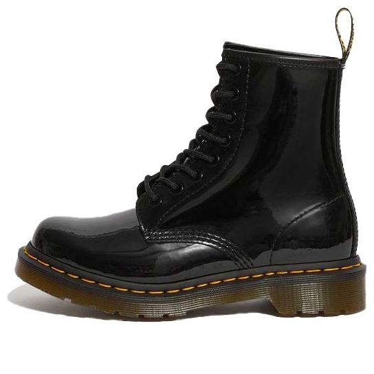 Ботинки кожаные Dr. Martens 1460 Patent Lamper, черный