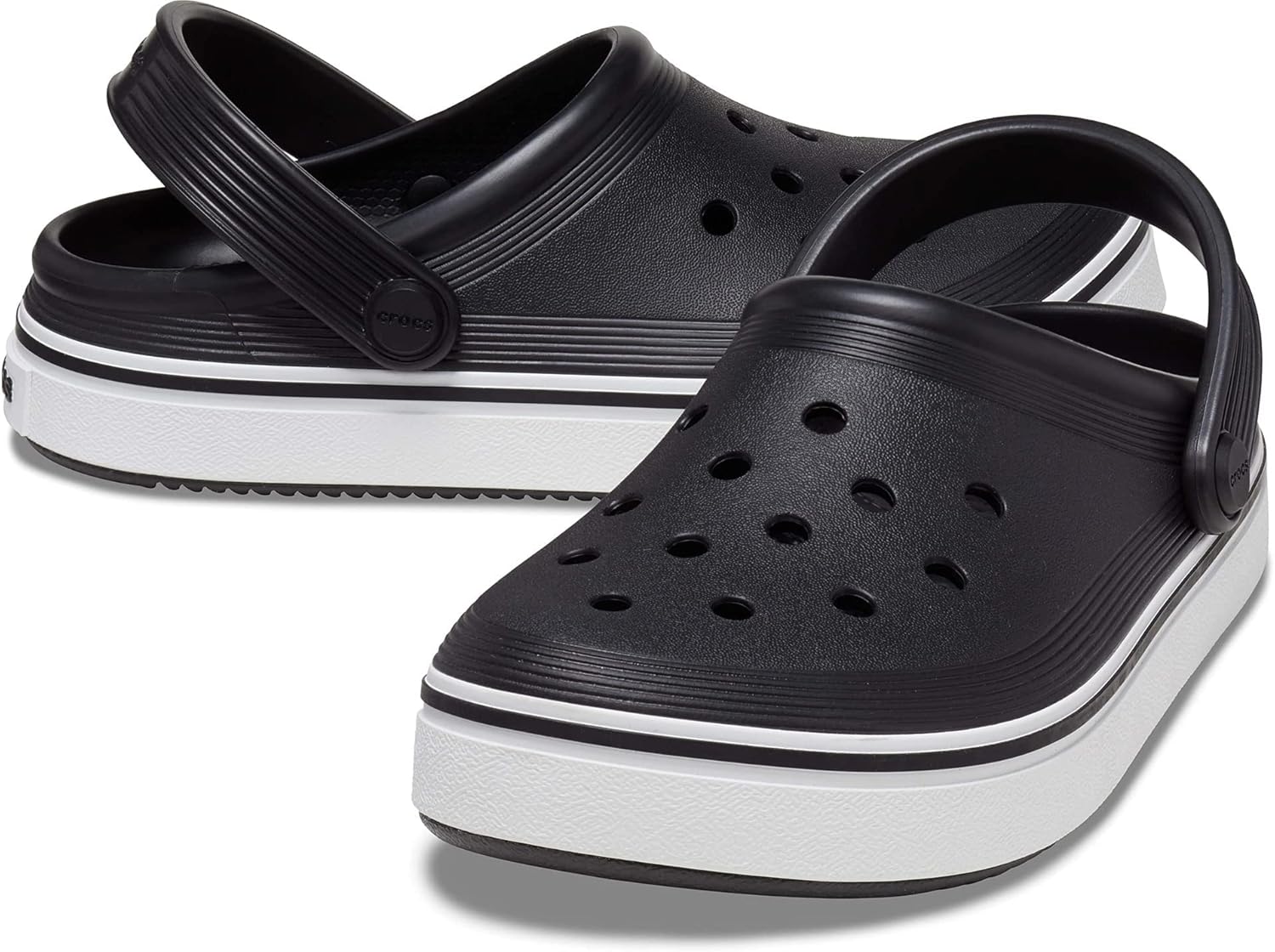 Детские сабо Crocs для отдыха вне корта, черный — фото 2