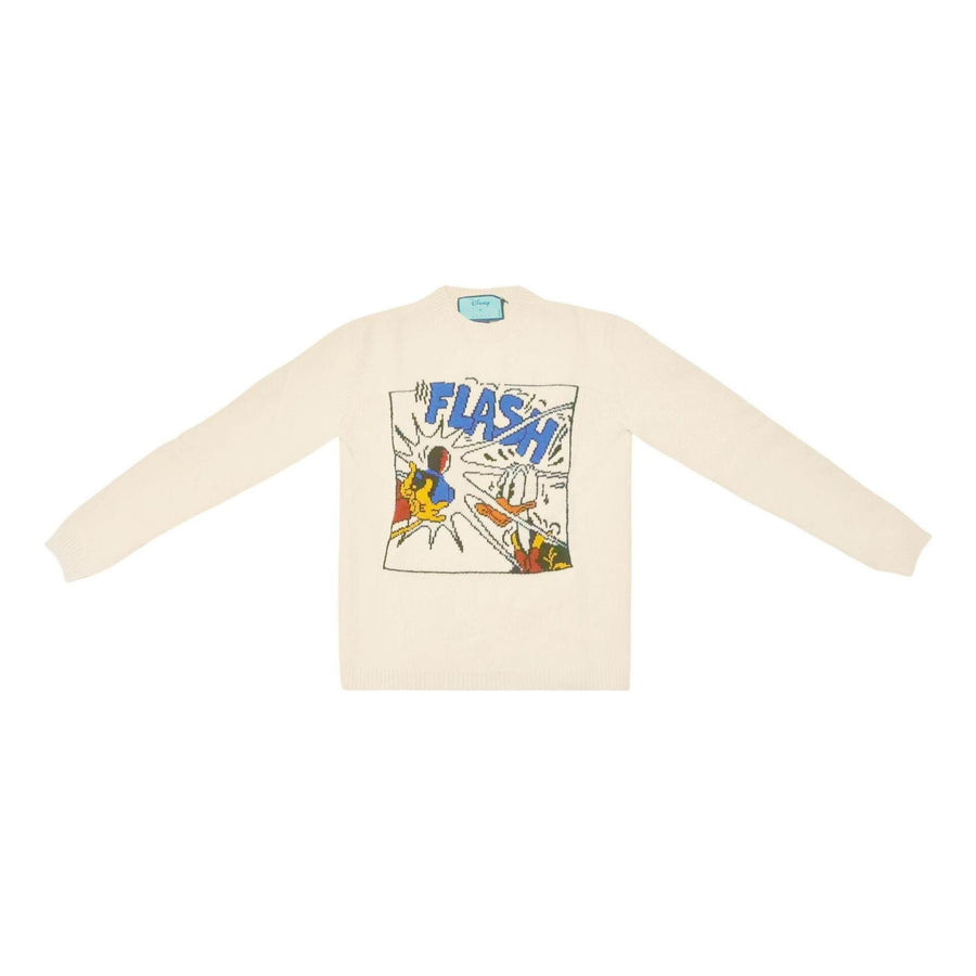 

Свитер Gucci x Disney Donald Duck 'FLASH' Sweatshirt 'White', белый