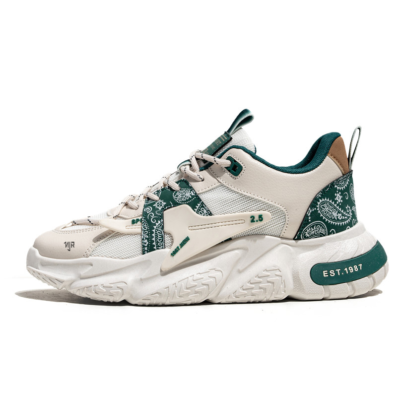 

Нескользящие износостойкие низкие повседневные туфли для мужчин NANJIREN, Beige Green