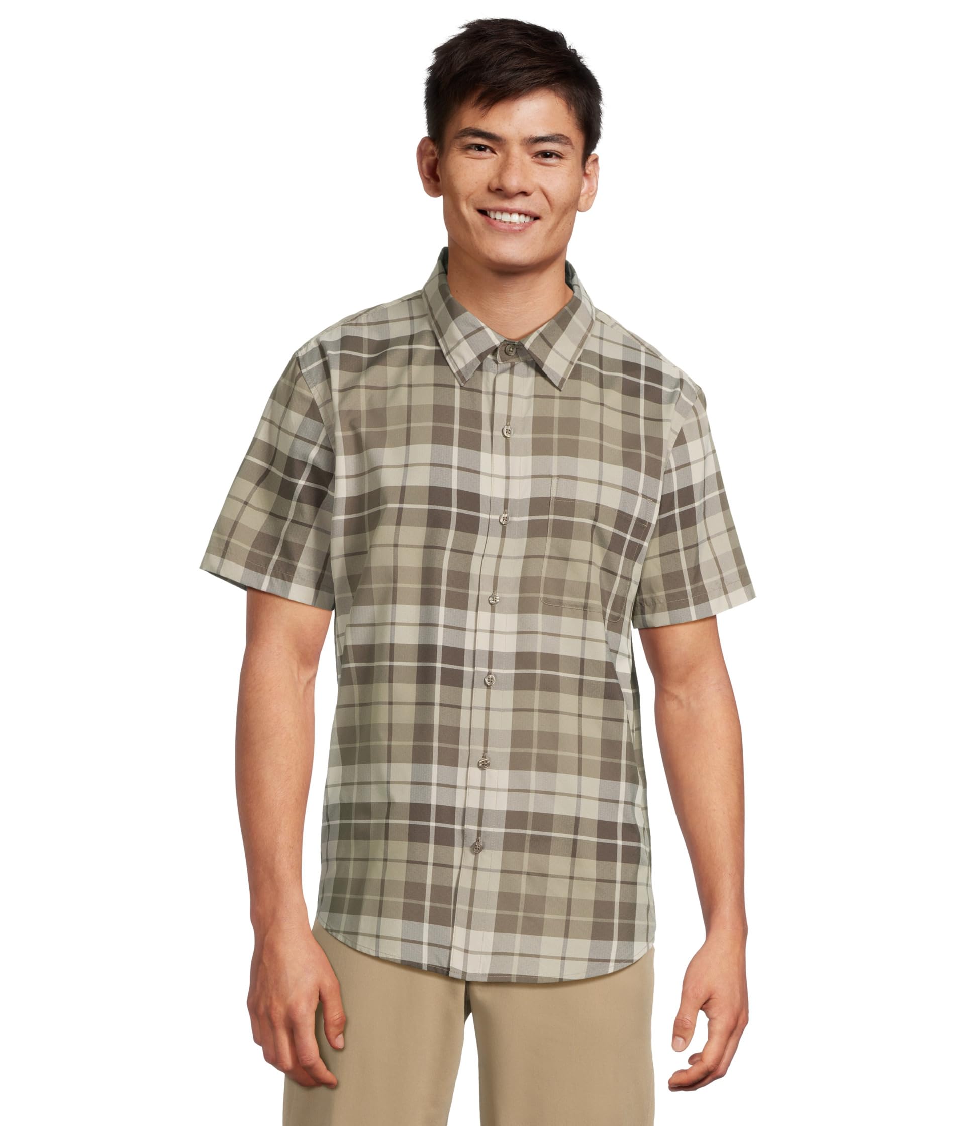 

Рубашка Marmot Airexchange Solarshield Novelty Short Sleeve Shirt, Hickory Nut Wayland Plaid