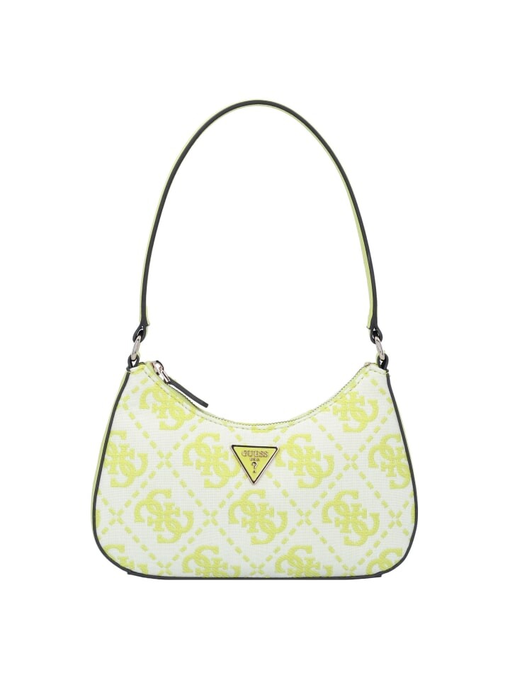 

Сумка через плечо Guess 27 cm, цвет chartreuse logo