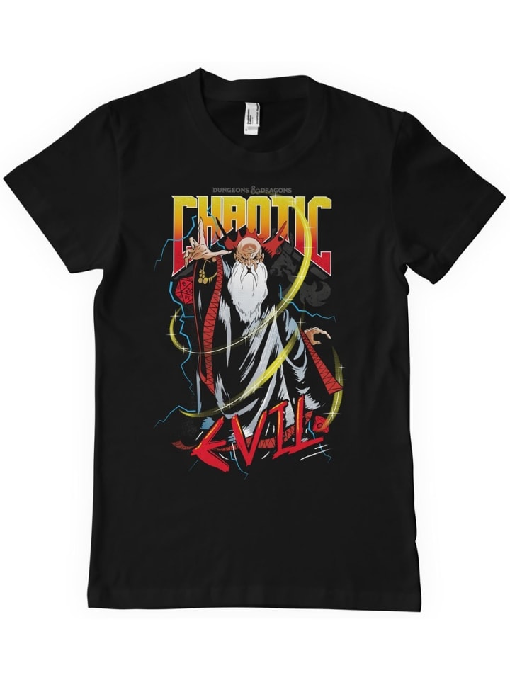 

Футболка D&D Chaotic Evil T-Shirt черного цвета Dungeons And Dragons, Черный, Футболка D&D Chaotic Evil T-Shirt черного цвета Dungeons And Dragons
