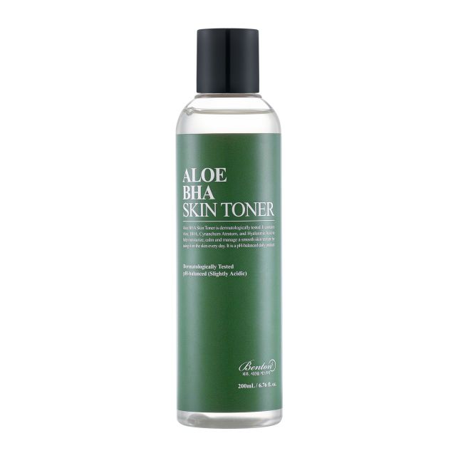 

Тоник для лица с алоэ bha Benton, 200 мл