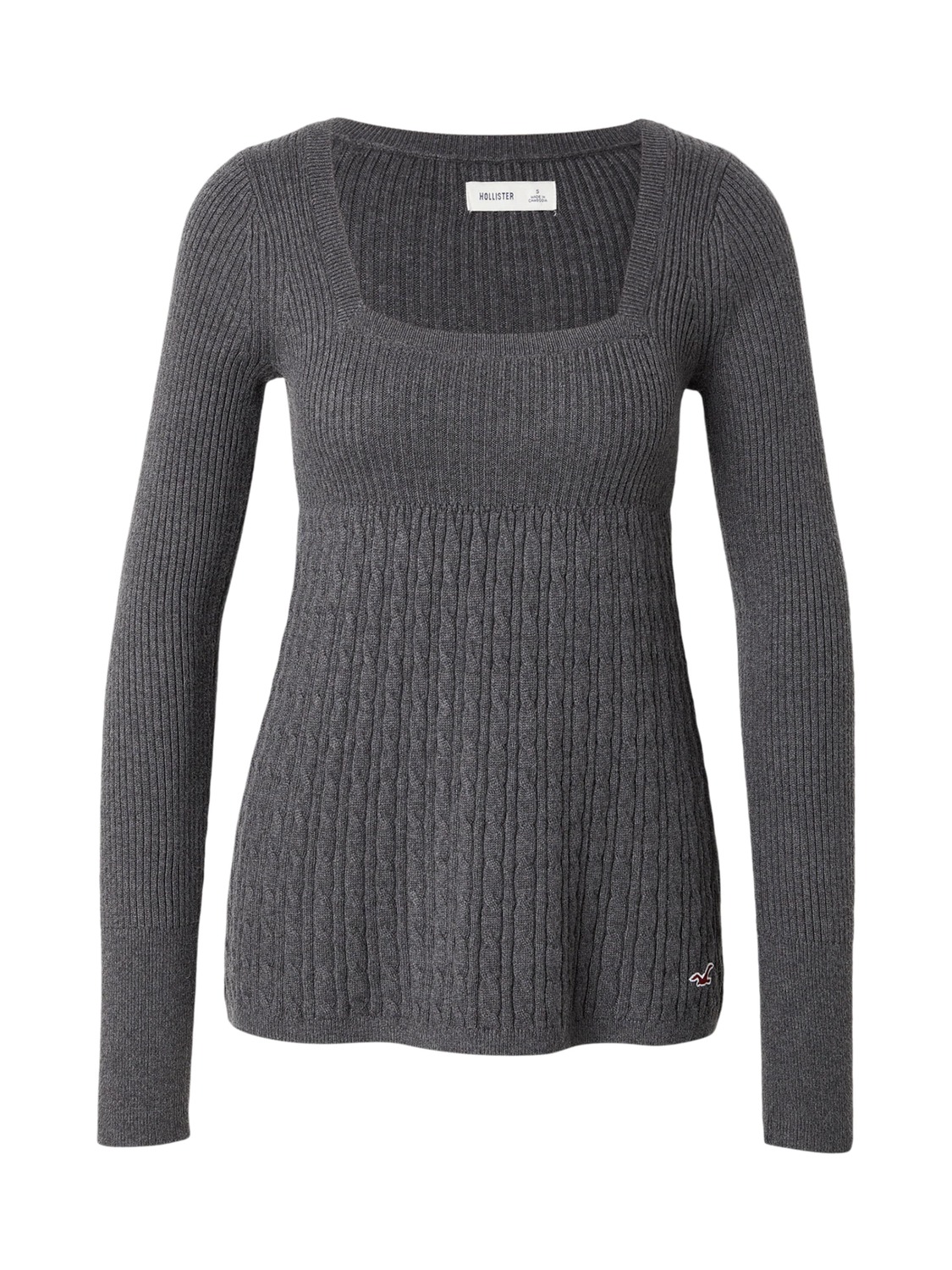 

HOLLISTER Свитер в темно-сером цвете