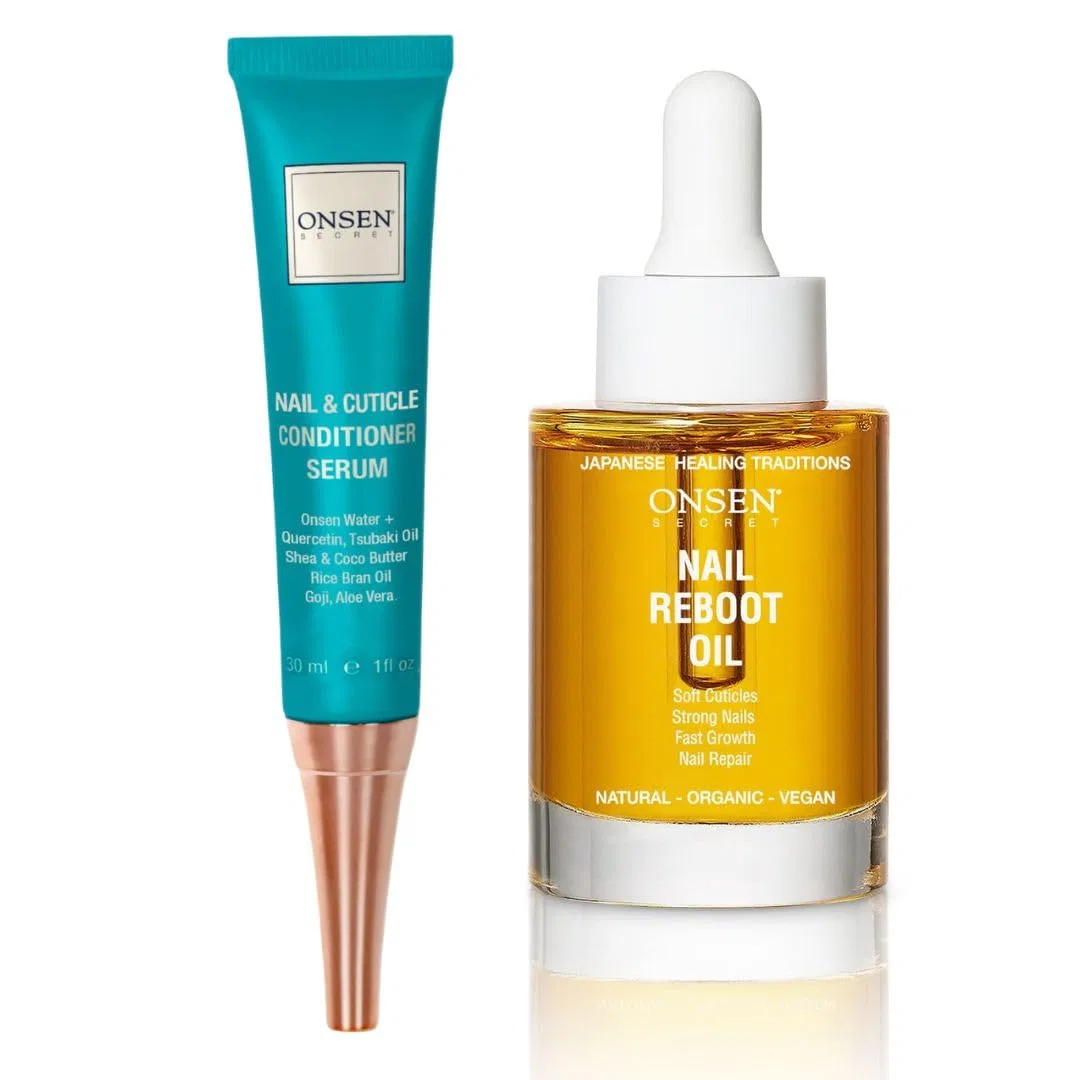 Набор для восстановления ногтей и кутикулы Onsen Secret Nail Reboot Duo Onsen Secret