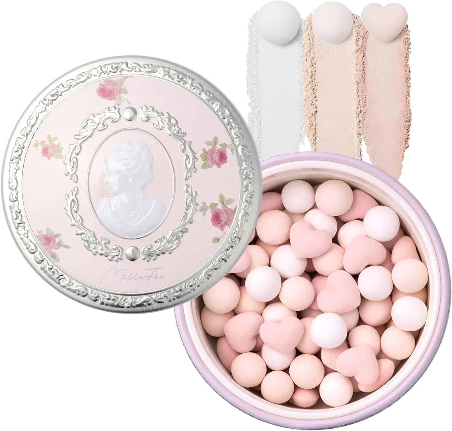 Пудра для лица полуматовая Miliefee Antoinette Peruvian 01 Pink Chateau 20 г