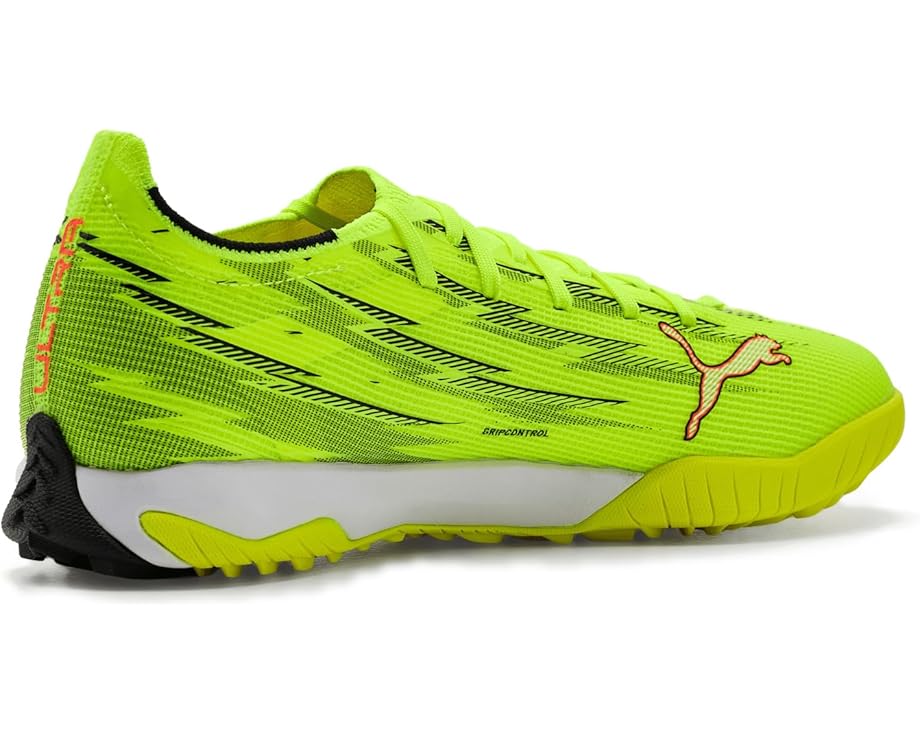 Мужские футбольные бутсы PUMA Ultra 6 Match Turf Trainer, Yellow Alert/Black/Glowing Red/Lime Squeeze — фото 3