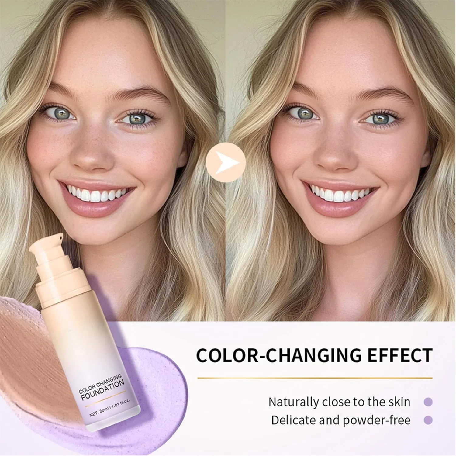 Тональное средство Color Changing Basics Qsvbeeqj 1 шт. — фото 4