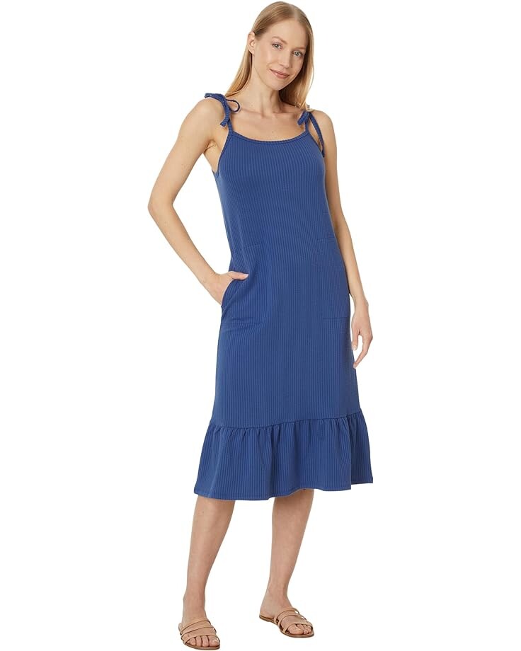 

Платье Toad&Co Dandelion Midi Sleeveless, цвет Cornflower Texture