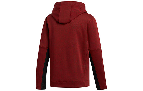 Куртка adidas CNY CU Hoodie Basketball Sports Hooded Jacket Red, красный — фото 2