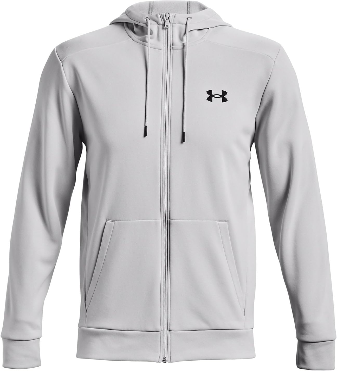 

Мужская флисовая тренировочная толстовка Under Armour UA Armour на молнии, черный/серый