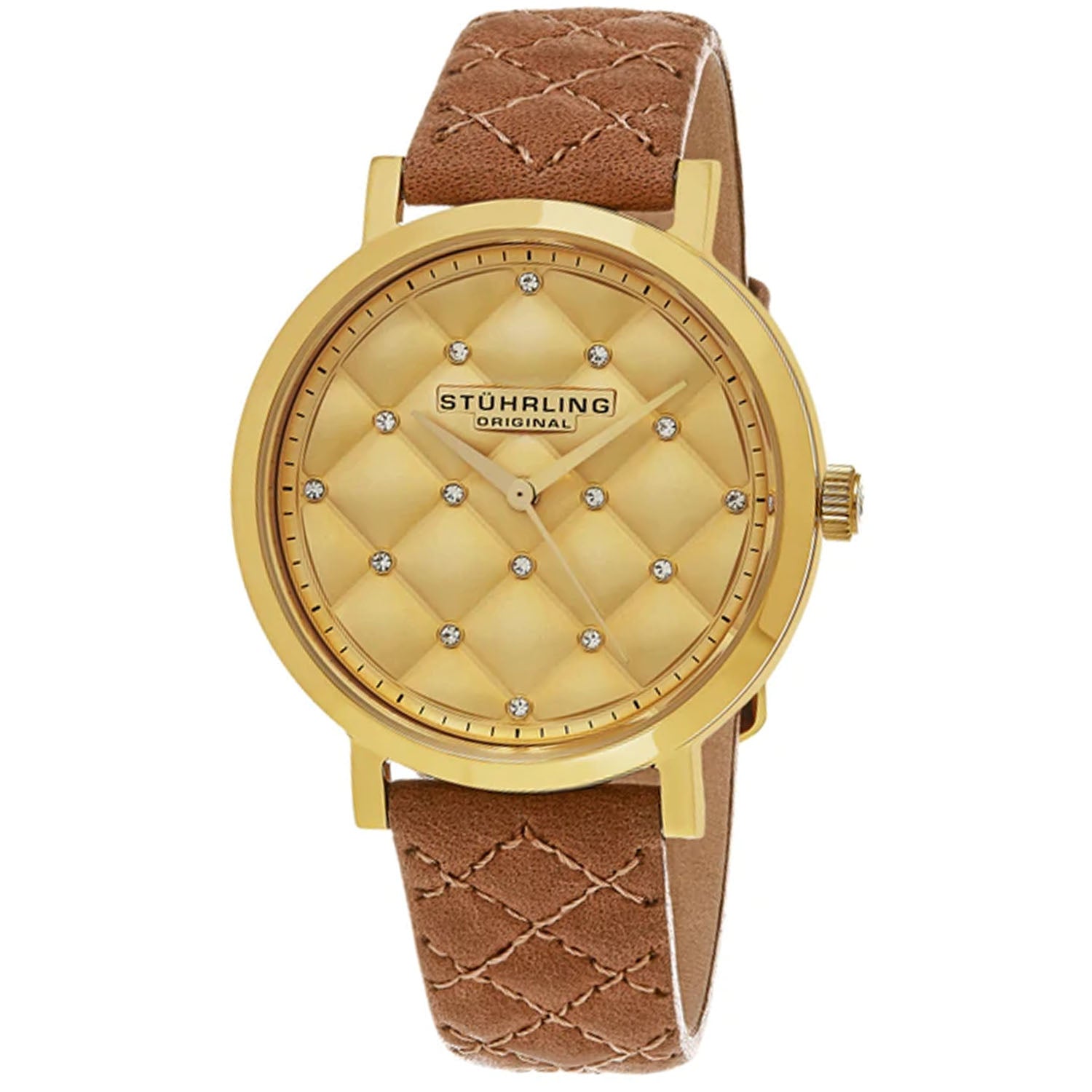 

Женские часы Stuhrling Audrey с золотым циферблатом, золотой