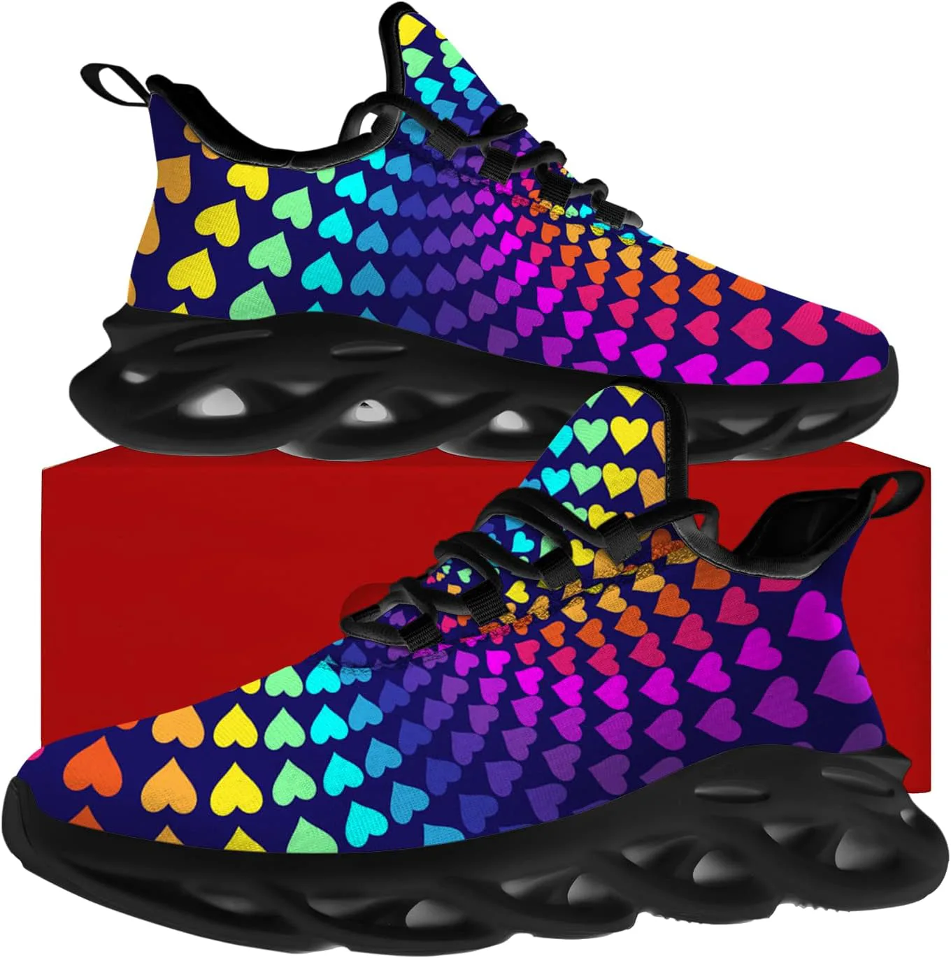 

Кроссовки Ciadoon с американским флагом для мужчин и женщин, для бега по шоссе, спорта, ходьбы, тенниса, обувь на 4 июля, подарок для него и для нее