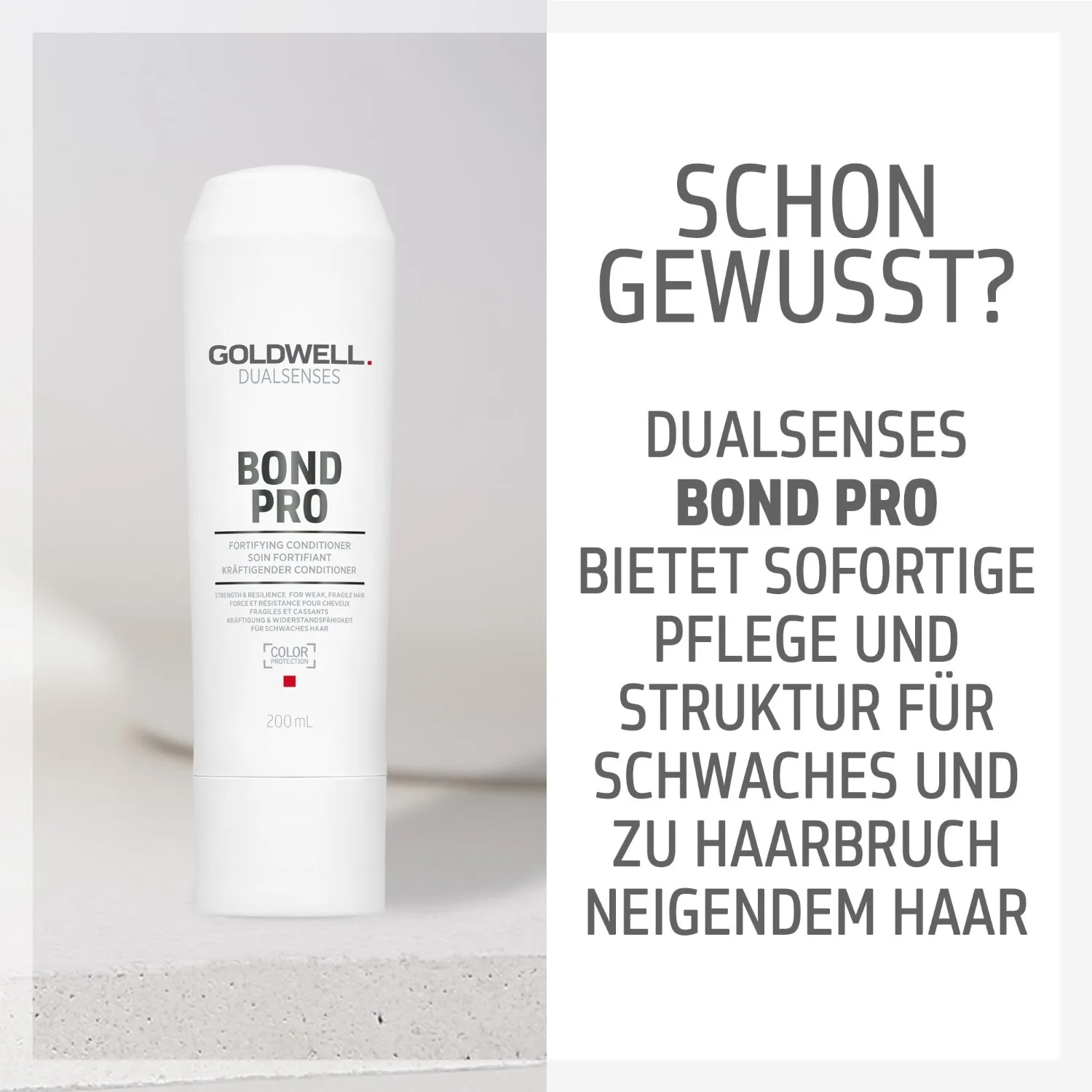Кондиционер Dualsens Bond Pro для укрепления волос Goldwell, 200 мл — фото 4