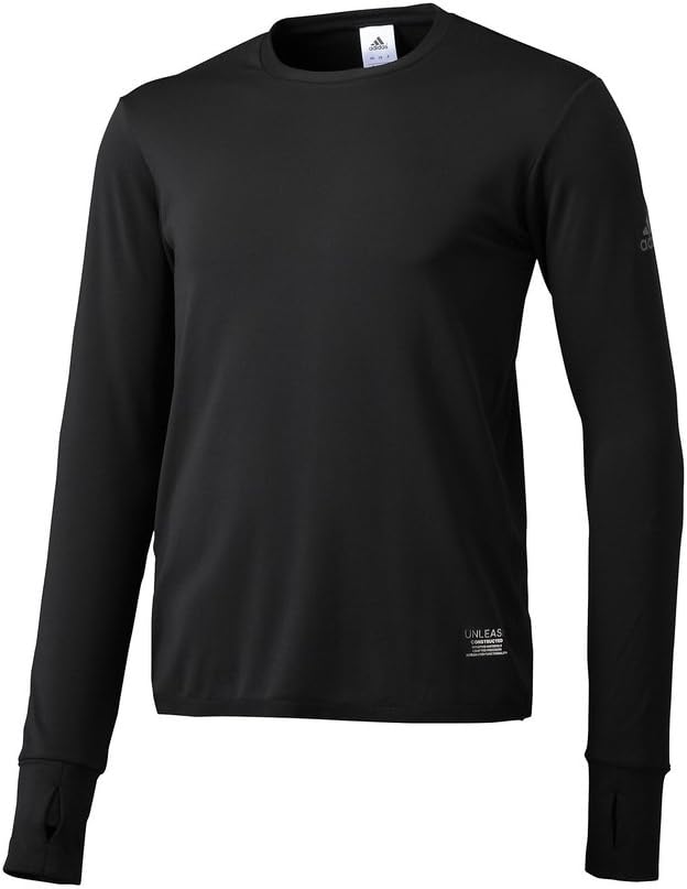 

Мужская спортивная футболка adidas с длинным рукавом, черный