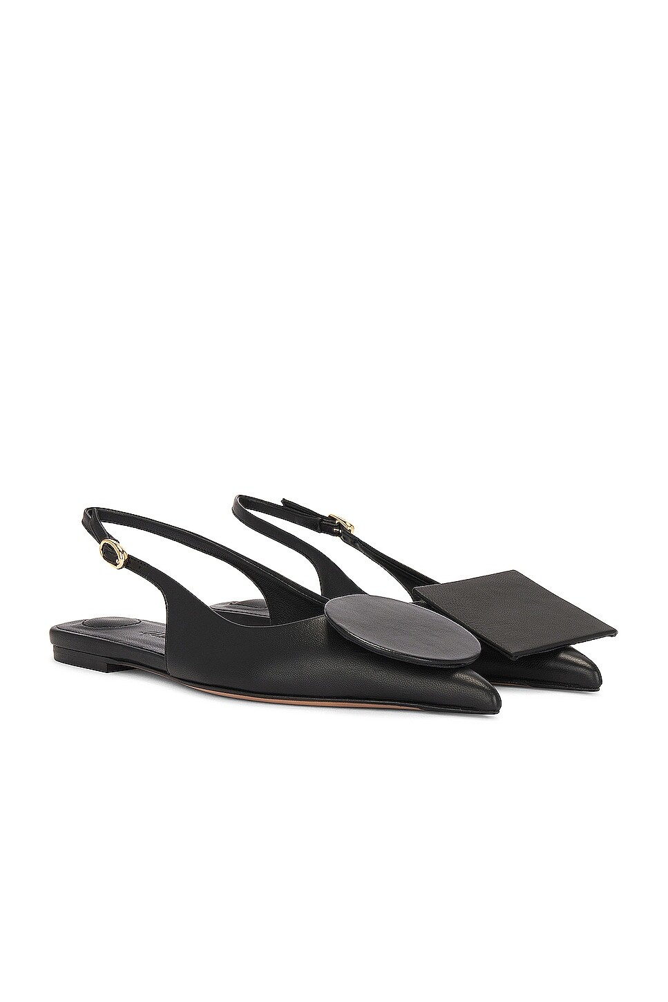 

Балетки Les Slingbacks Duelo P Jacquemus, черный