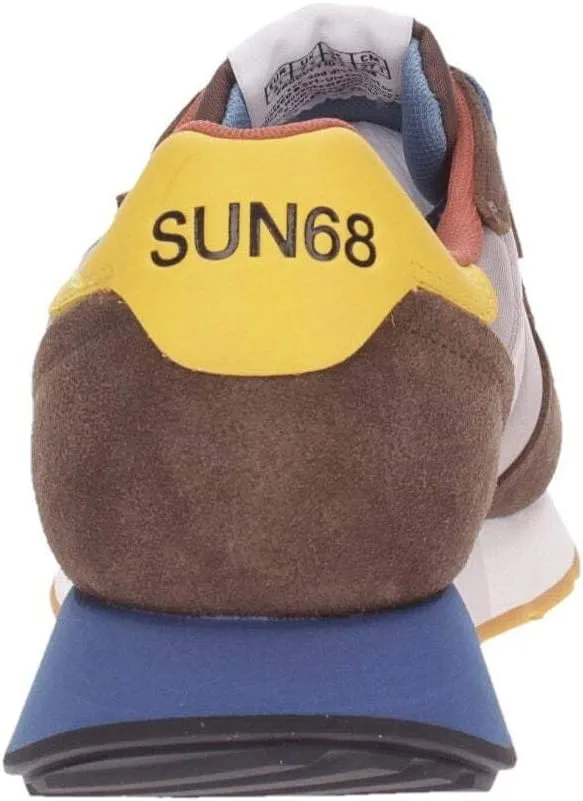 Мужские кроссовки SUN68 Jaki 2.0, двухцветные, Z36116 8050161666678-44, коричневый/серый — фото 2