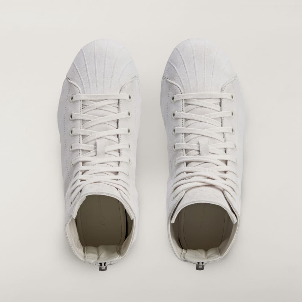 Высокие кроссовки Adidas Y-3 NIZZASTAR HI, цвет Orbit Grey/Orbit Grey/Orbit Grey — фото 2