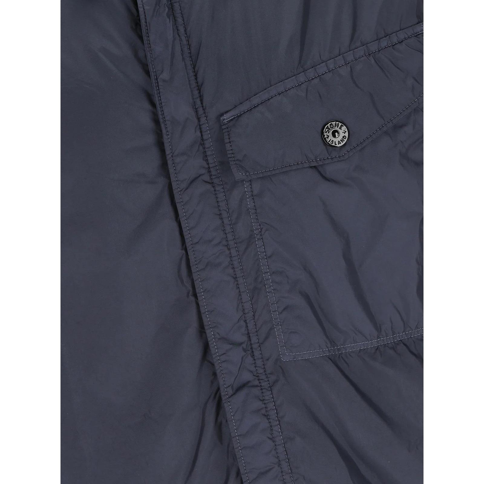 Куртка с карманом на молнии STONE ISLAND, синий — фото 4