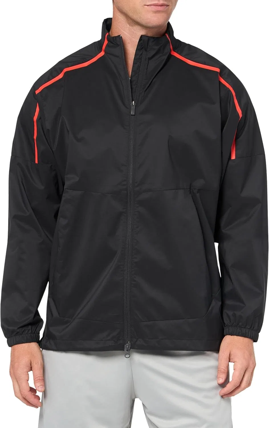 Куртка-бомбер Adidas Men's Core Provisional Full Zip, черный