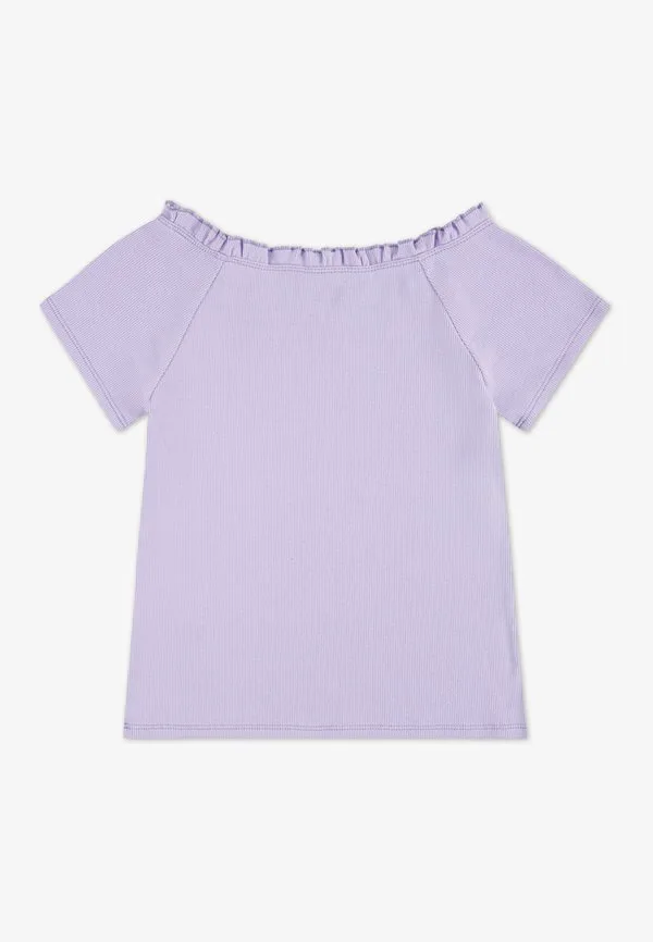 Футболка с принтом Abercrombie & Fitch, New Lavender — фото 2
