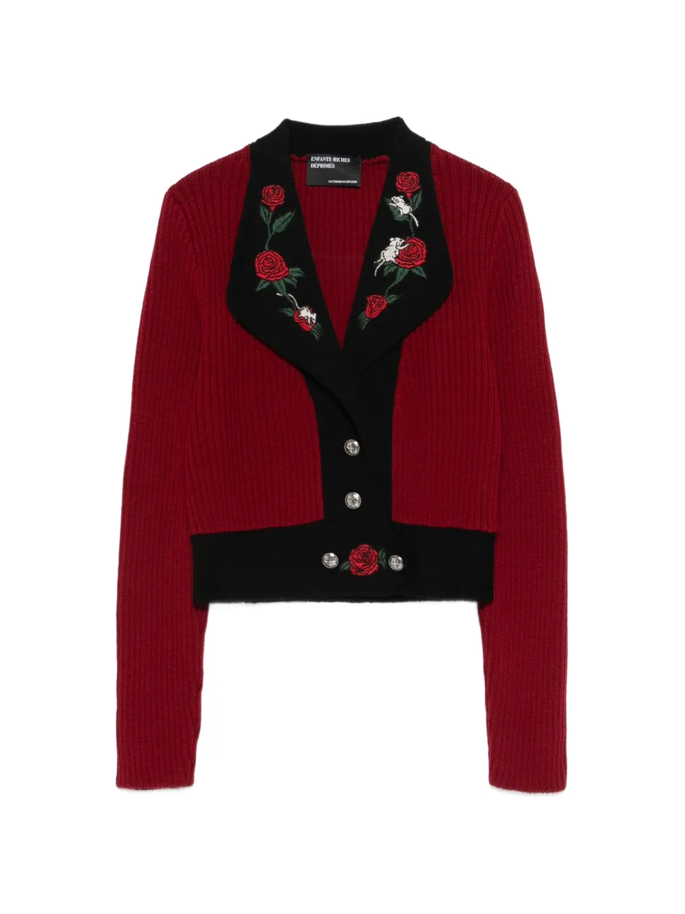 

Кардиган Rats с вышивкой Enfants Riches Deprimes, красный