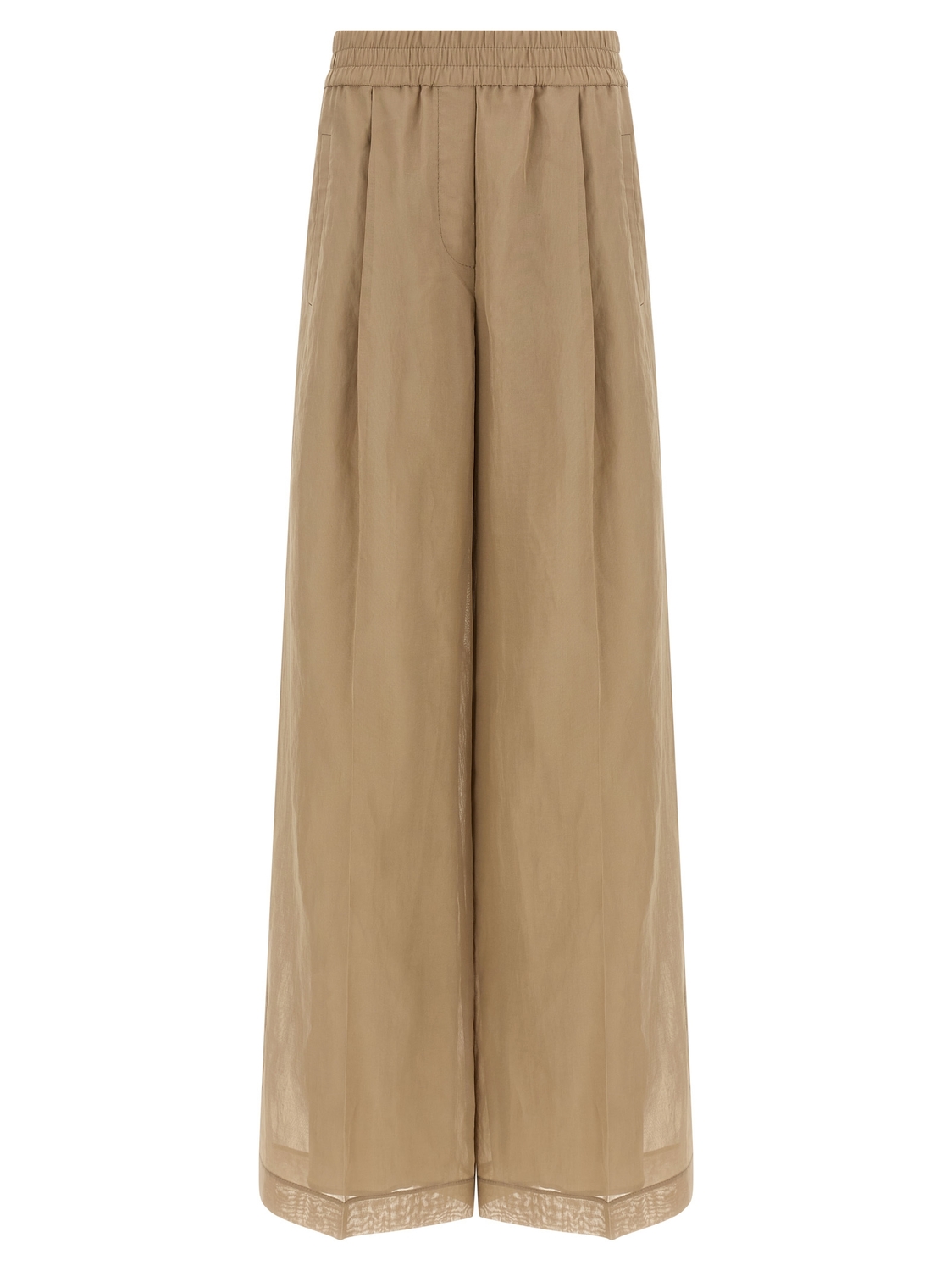 

Брюки 'Loose Track' Brunello Cucinelli, бежевый