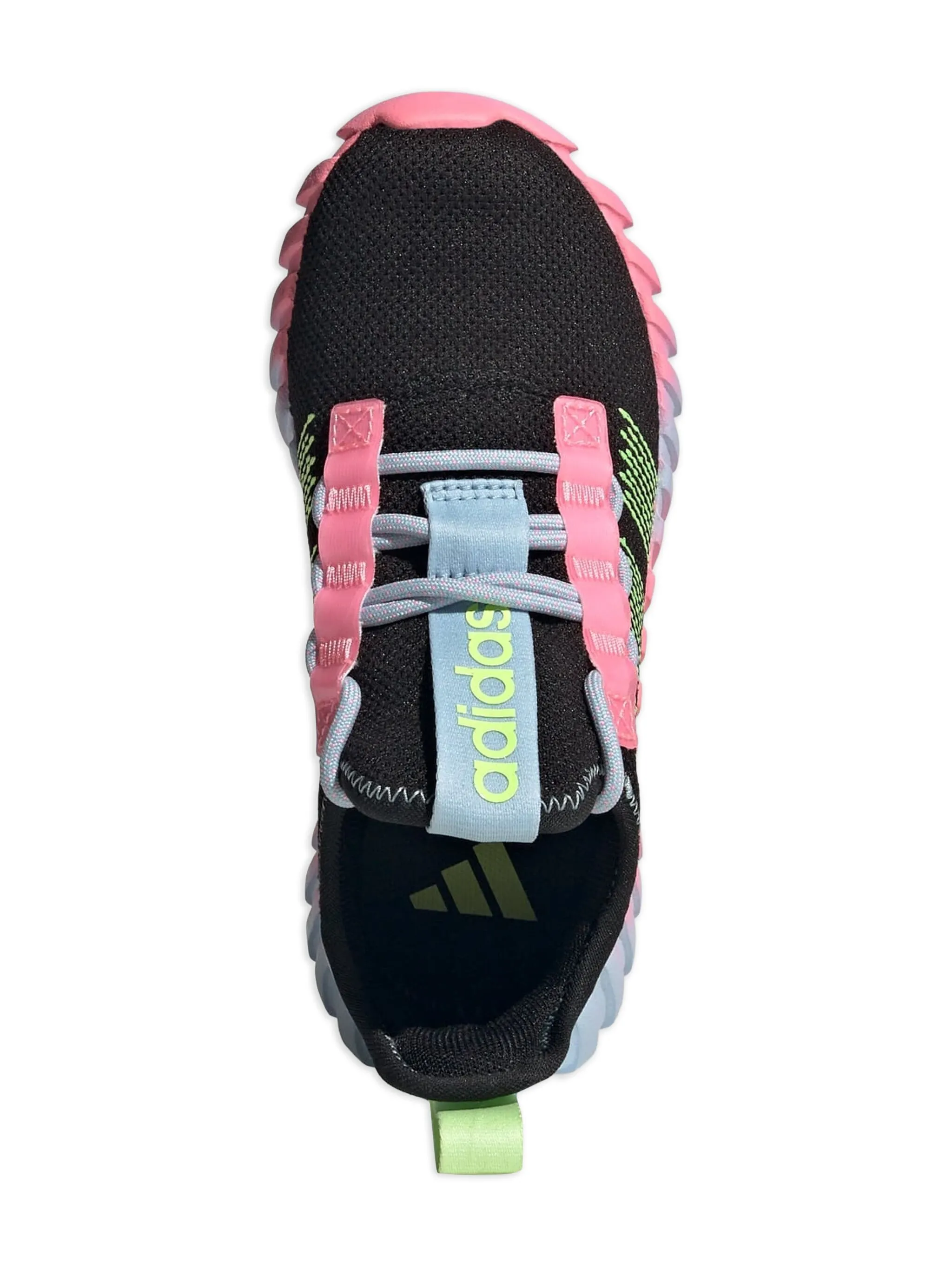 Кроссовки Kaptir Flow Core Black/Hi-Res Yellow/Clear Sky Adidas Kids, черный — фото 4