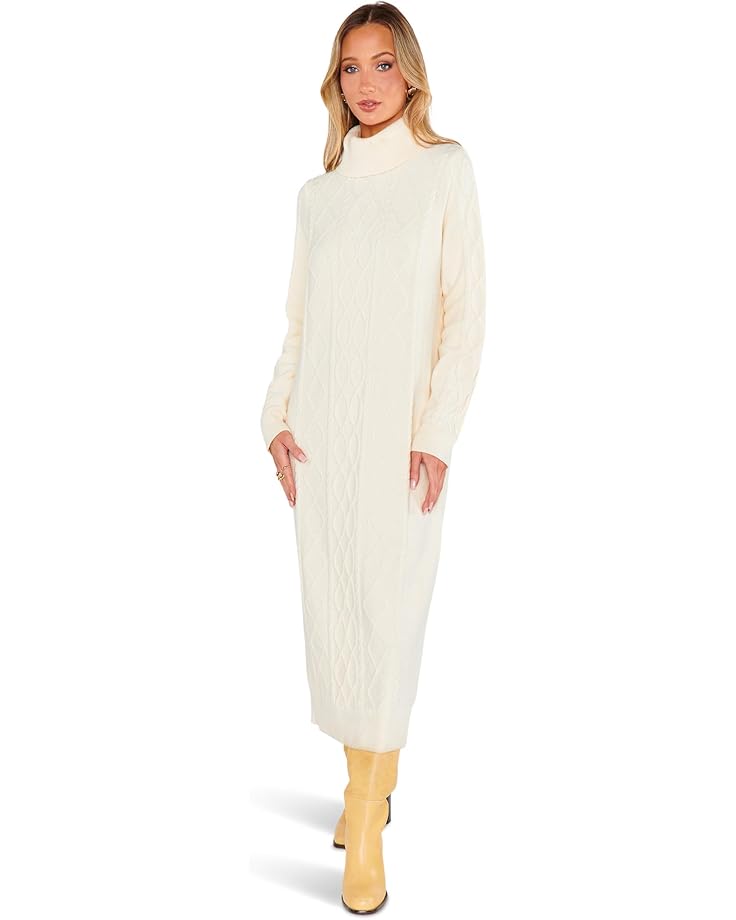 

Платье Show Me Your Mumu Montreal Midi Dress, цвет Cream Cable Knit