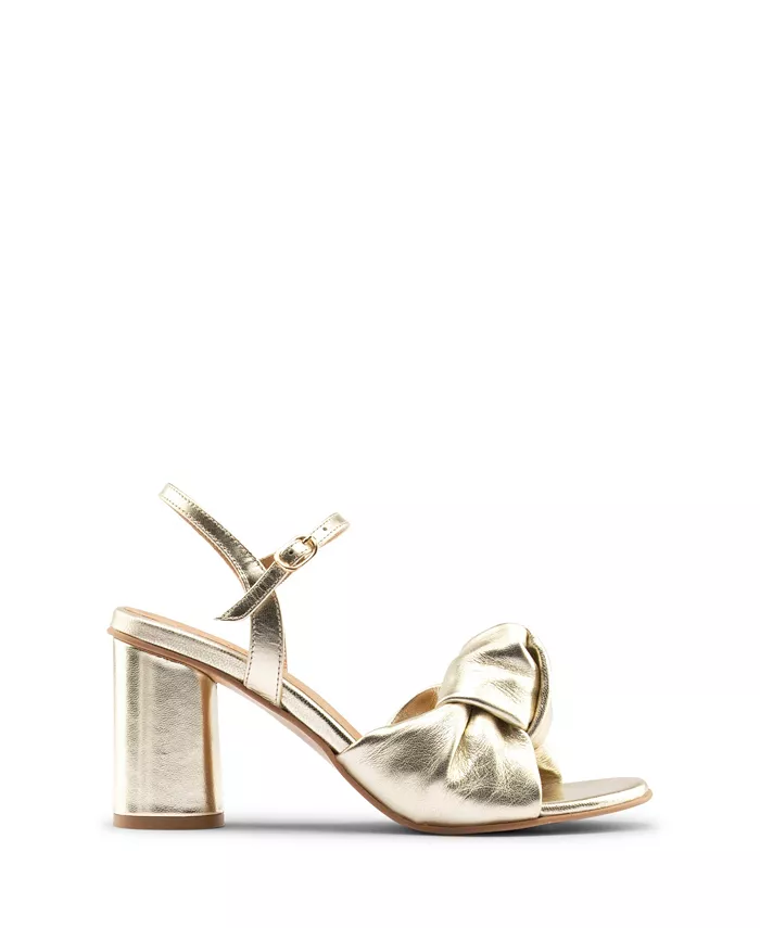 Туфли Noto Knotted Leather High Heel Maguire Shoes, золотой — фото 2