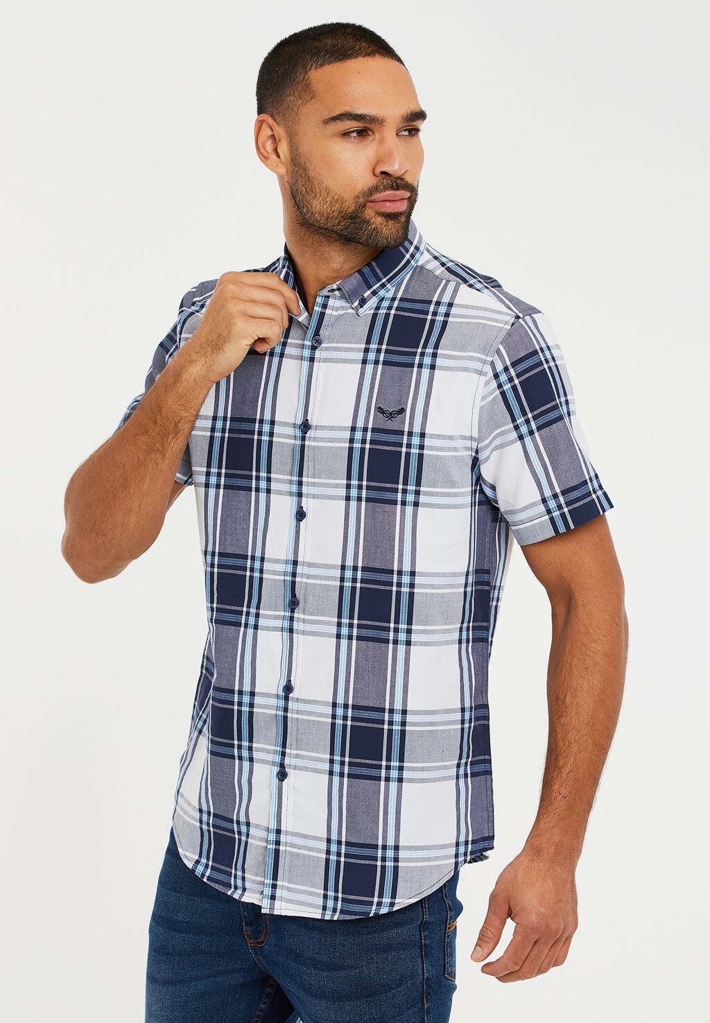 

Рубашка в клетку месси THBMARCELLO Threadbare, цвет messi check