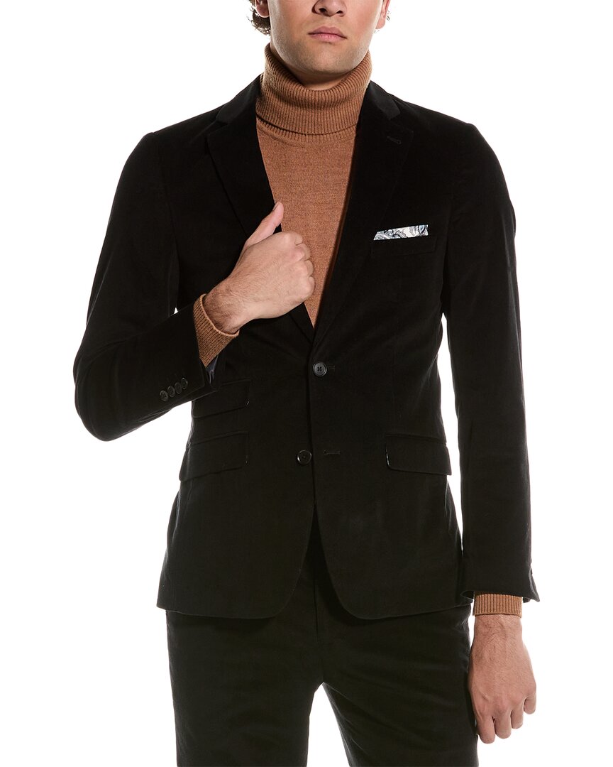 

Куртка Dover Notch Slim с узором «пейсли и серый» Paisley & Gray